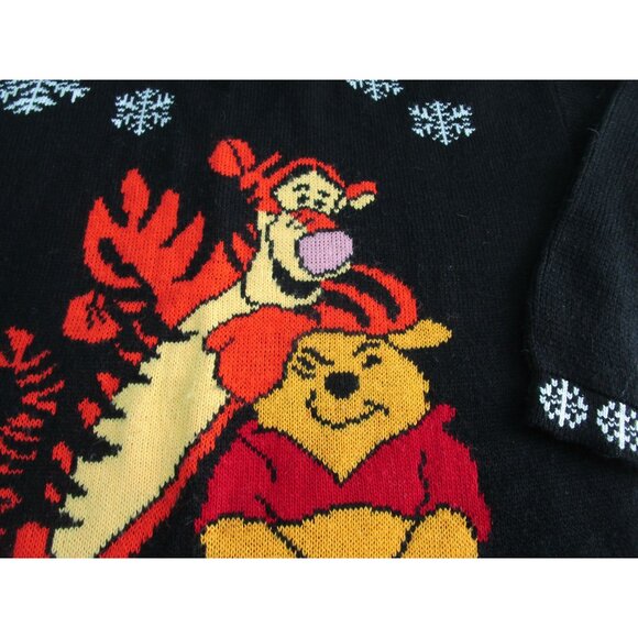 Vintage Winnie The Pooh Tigger Ugly Christmas Sweater Disney Lg GUC - Picture 12 of 16
